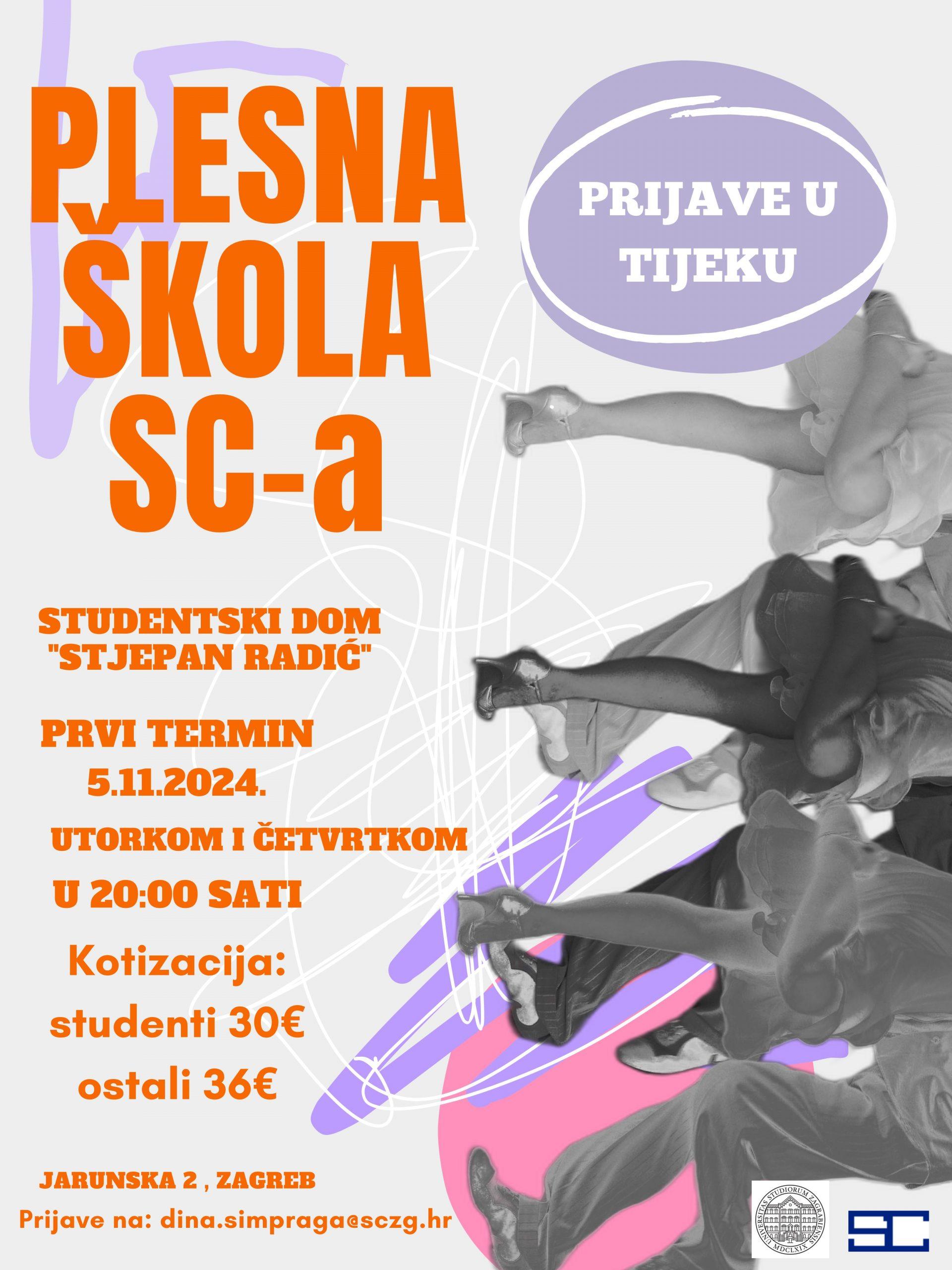 Plesna škola SC-a kreće u akciju! Upisi u tijeku!