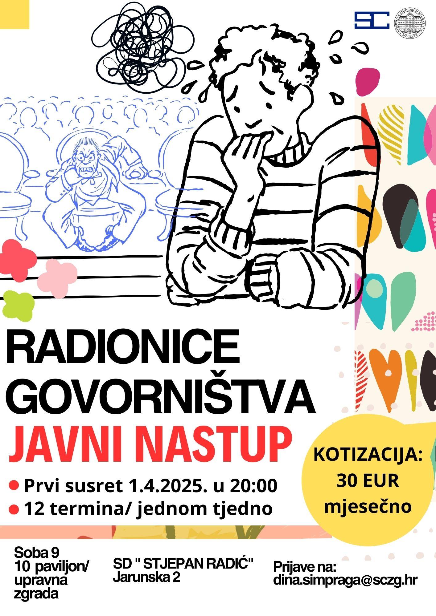 Prijavite se na RADIONICE GOVORNIŠTVA I JAVNOG NASTUPA