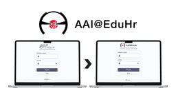 Promjena logotipa AAI@EduHr na stranici za prijavu od 8. svibnja 2025.