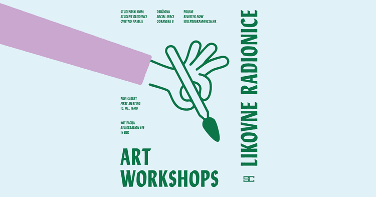 Novi ciklus Likovnih radionica na Cvjetnom! Upisi u tijeku!