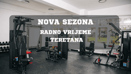 Obavijest o početku rada i radnom vremenu teretana u studentskim domovima