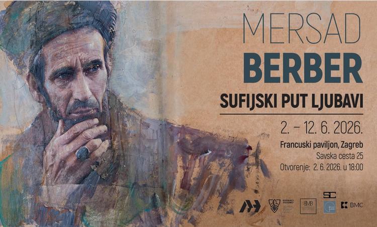 Produljena izložba „Mersad Berber – Sufijski put ljubavi“ u Francuskom paviljonu SCZG